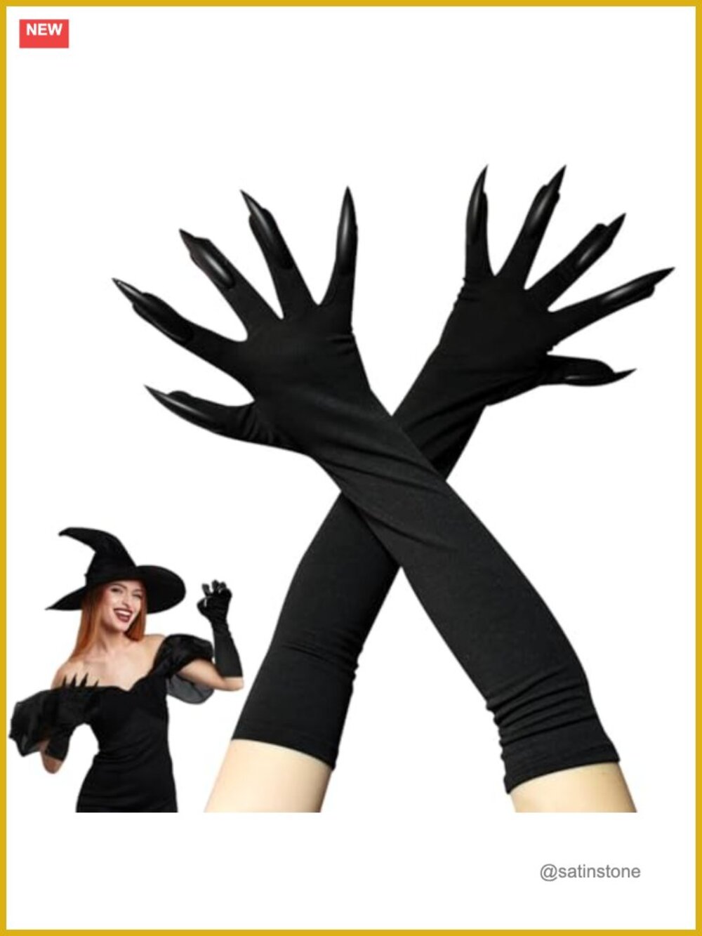 Cat Claw Gloves Long Fingernails Halloween Costume Cosplay Party